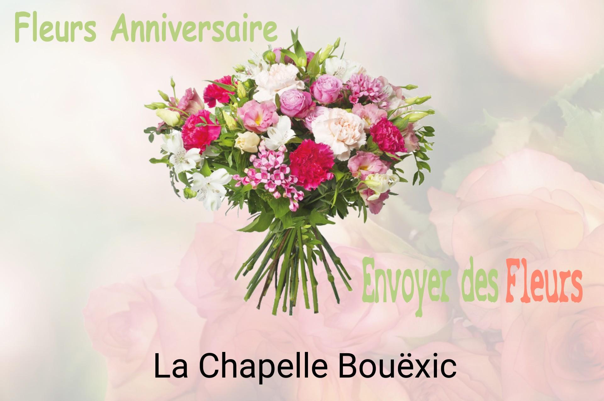 Bouquet de fleurs d’anniversaire livré à La Chapelle-Bouëxic