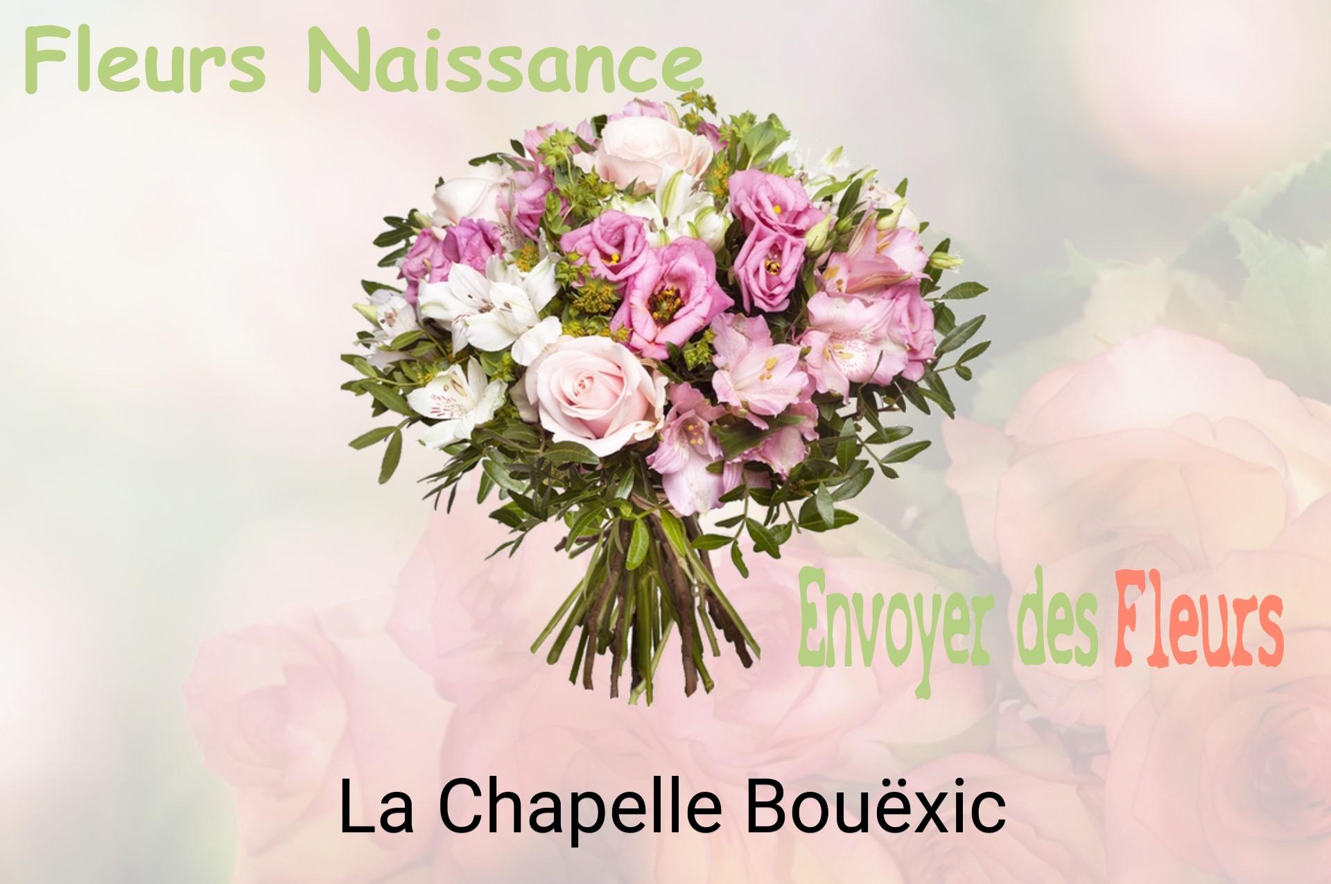 Bouquet de fleurs de naissance livré à La Chapelle-Bouëxic